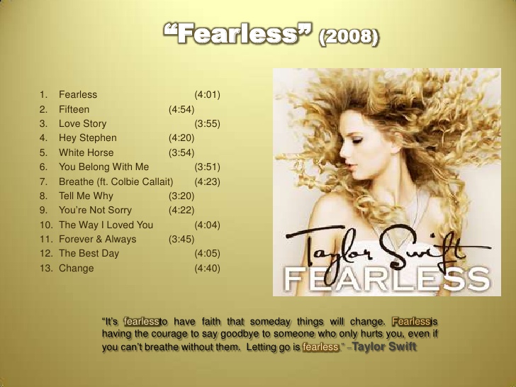 Download Taylor Swift Taylor Swift – Fearless (2008)